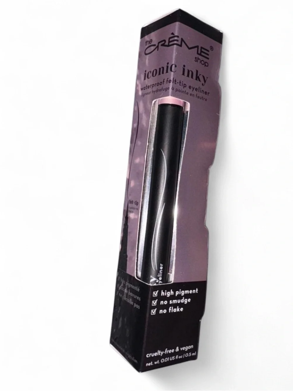The Crème Shop Iconic Inky Waterproof Felt-Tip Eyeliner - Black